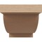 Ekena Millwork 8"W x 16"D x 8"H Wide Alpine Rough Cedar Woodgrain TimberThane Corbel, Primed Tan CORUR08X16X08ALPRCPR - alternate 4